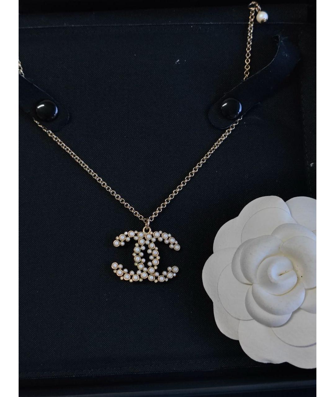 CHANEL Золотое колье, фото 9
