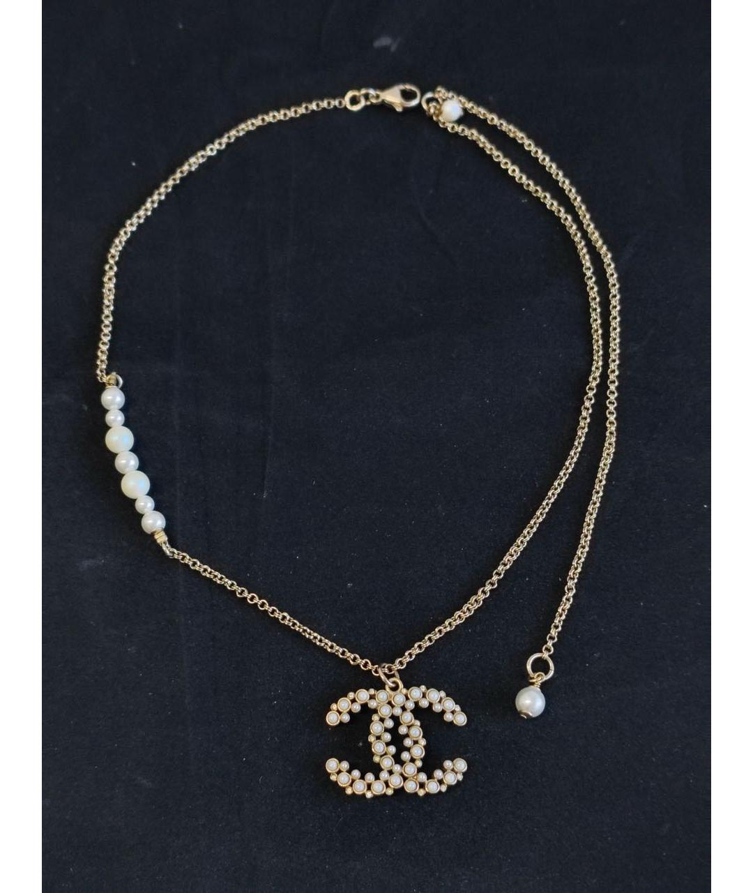 CHANEL Золотое колье, фото 2