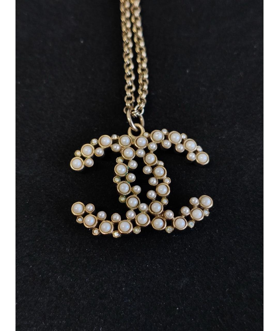 CHANEL Золотое колье, фото 4