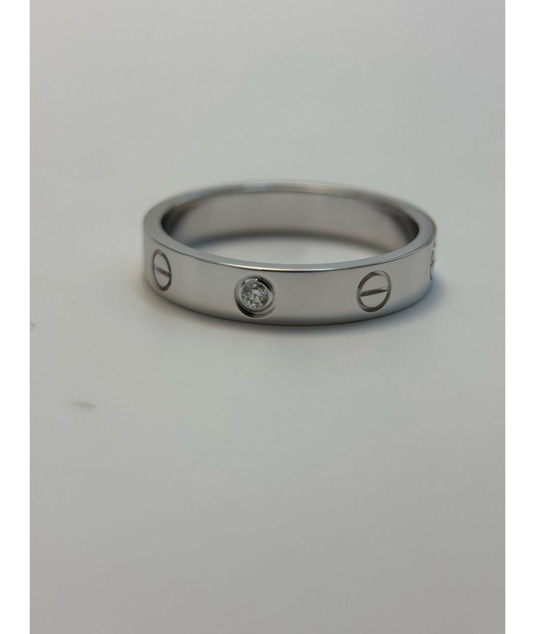 CARTIER Серебряное кольцо из белого золота, фото 5