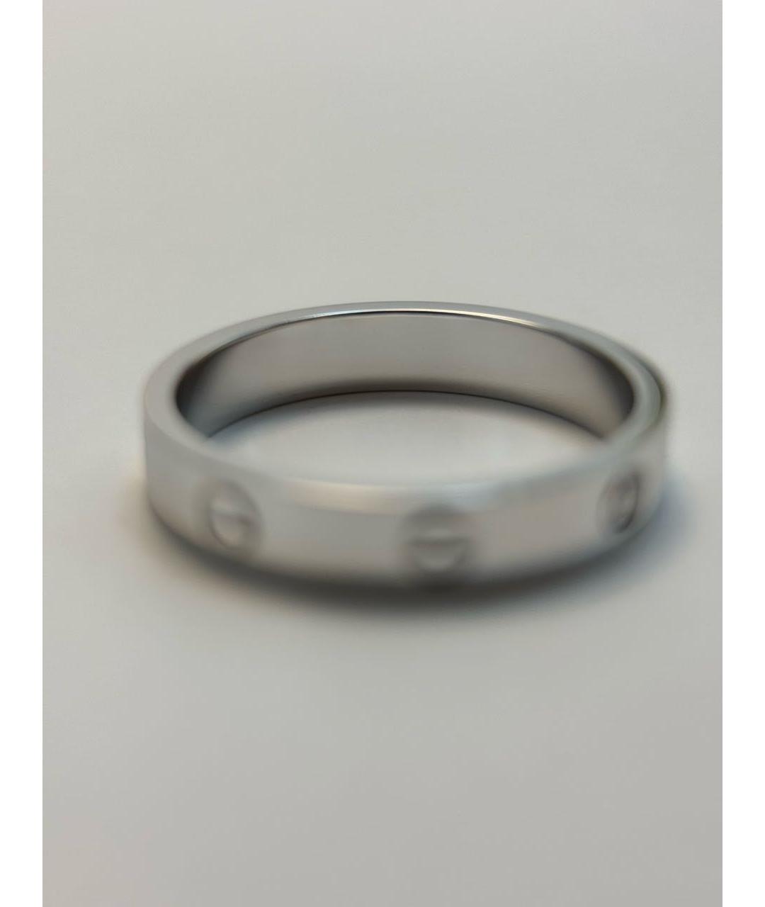 CARTIER Серебряное кольцо из белого золота, фото 4