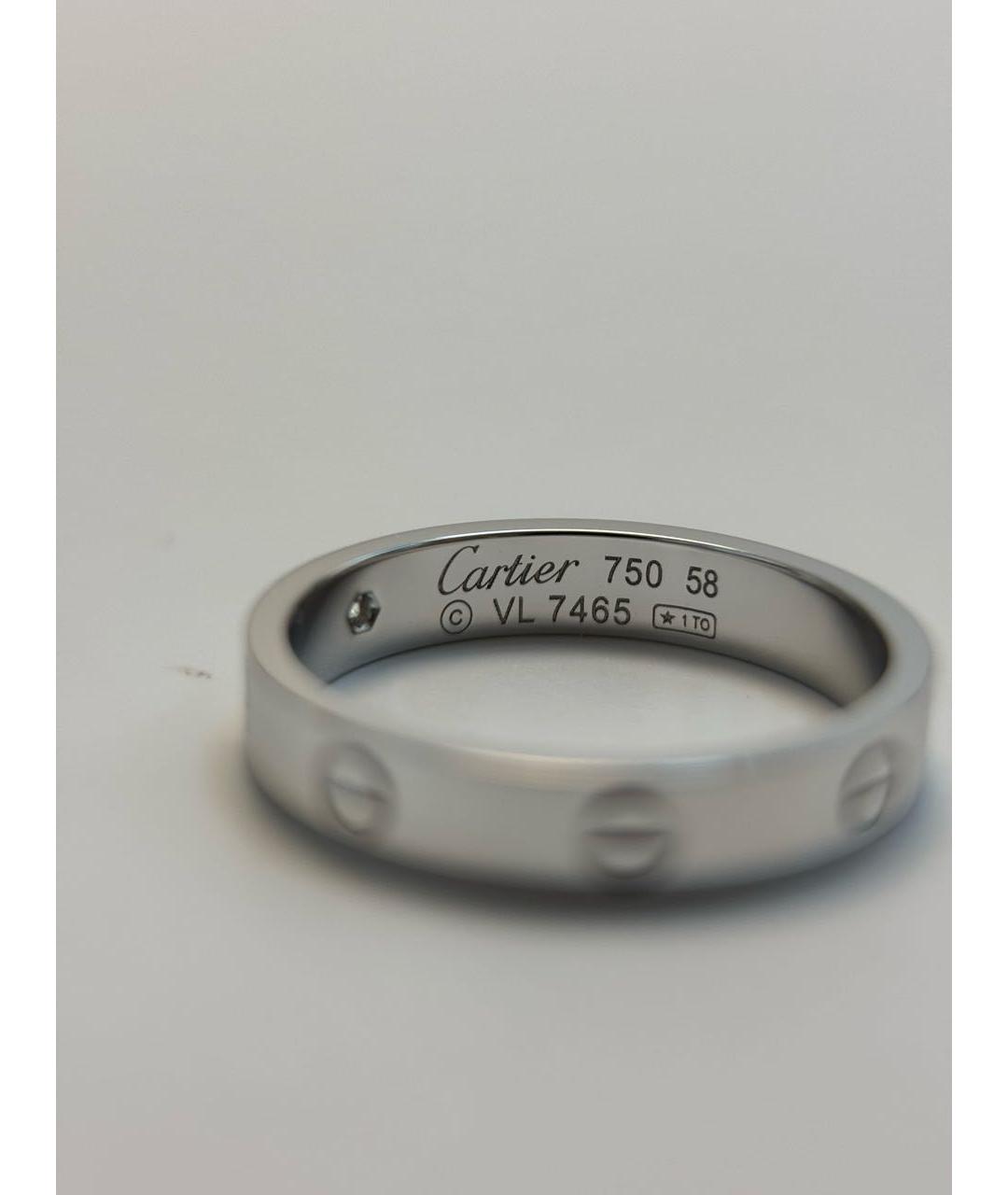 CARTIER Серебряное кольцо из белого золота, фото 3