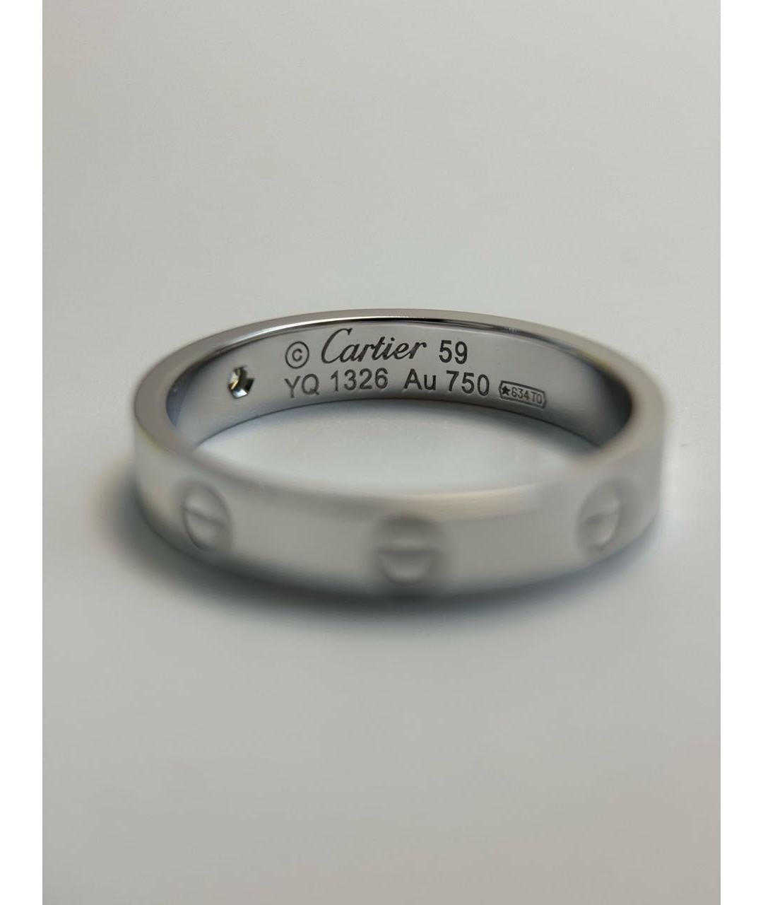 CARTIER Серебряное кольцо из белого золота, фото 3