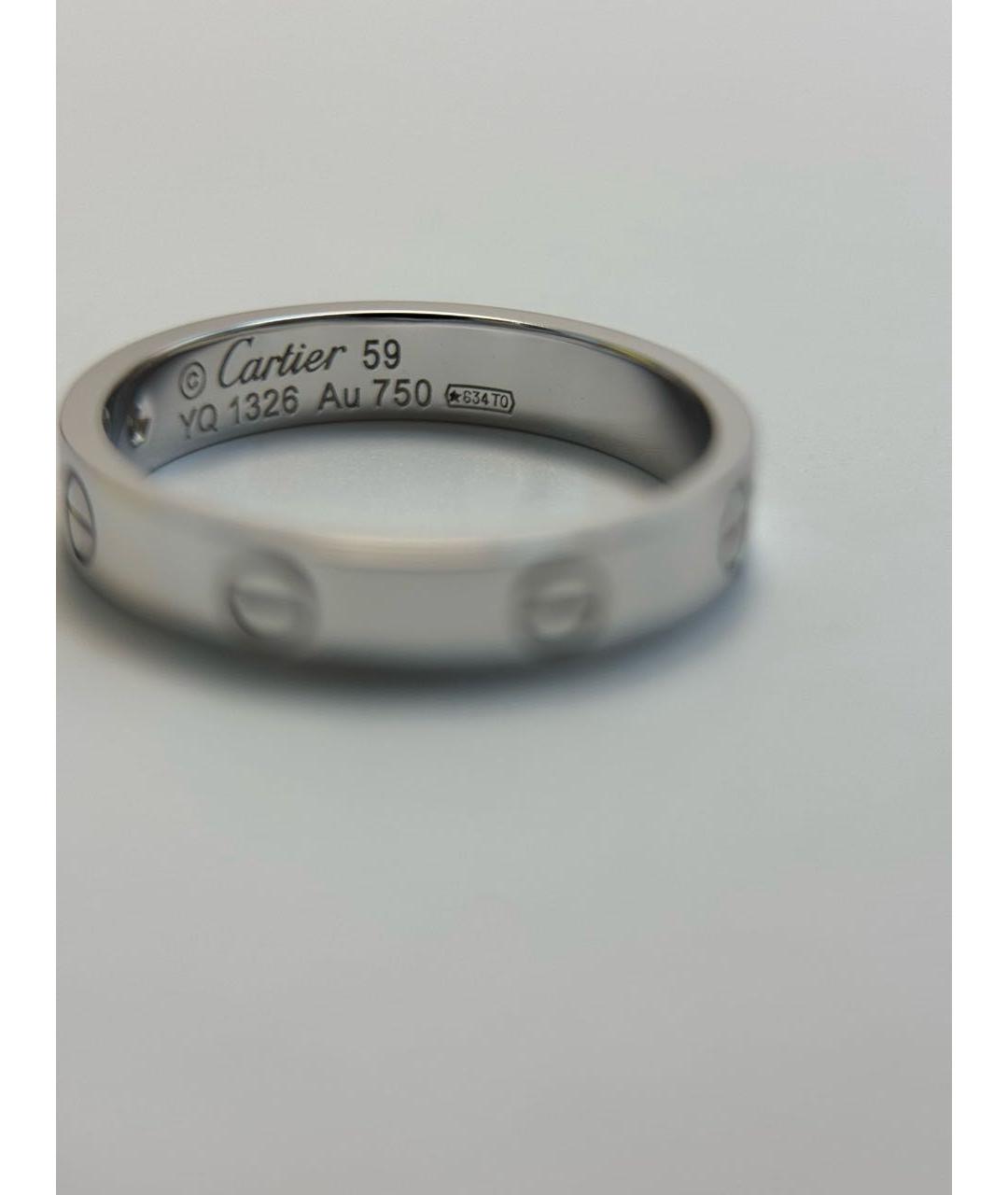 CARTIER Серебряное кольцо из белого золота, фото 4