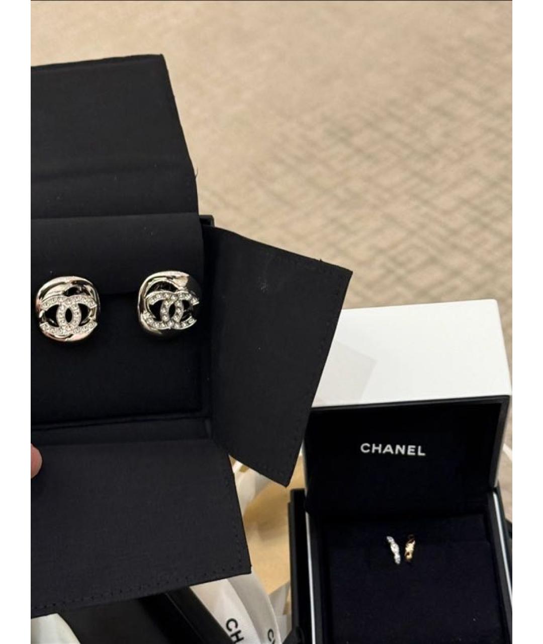 CHANEL Золотые серьги, фото 4