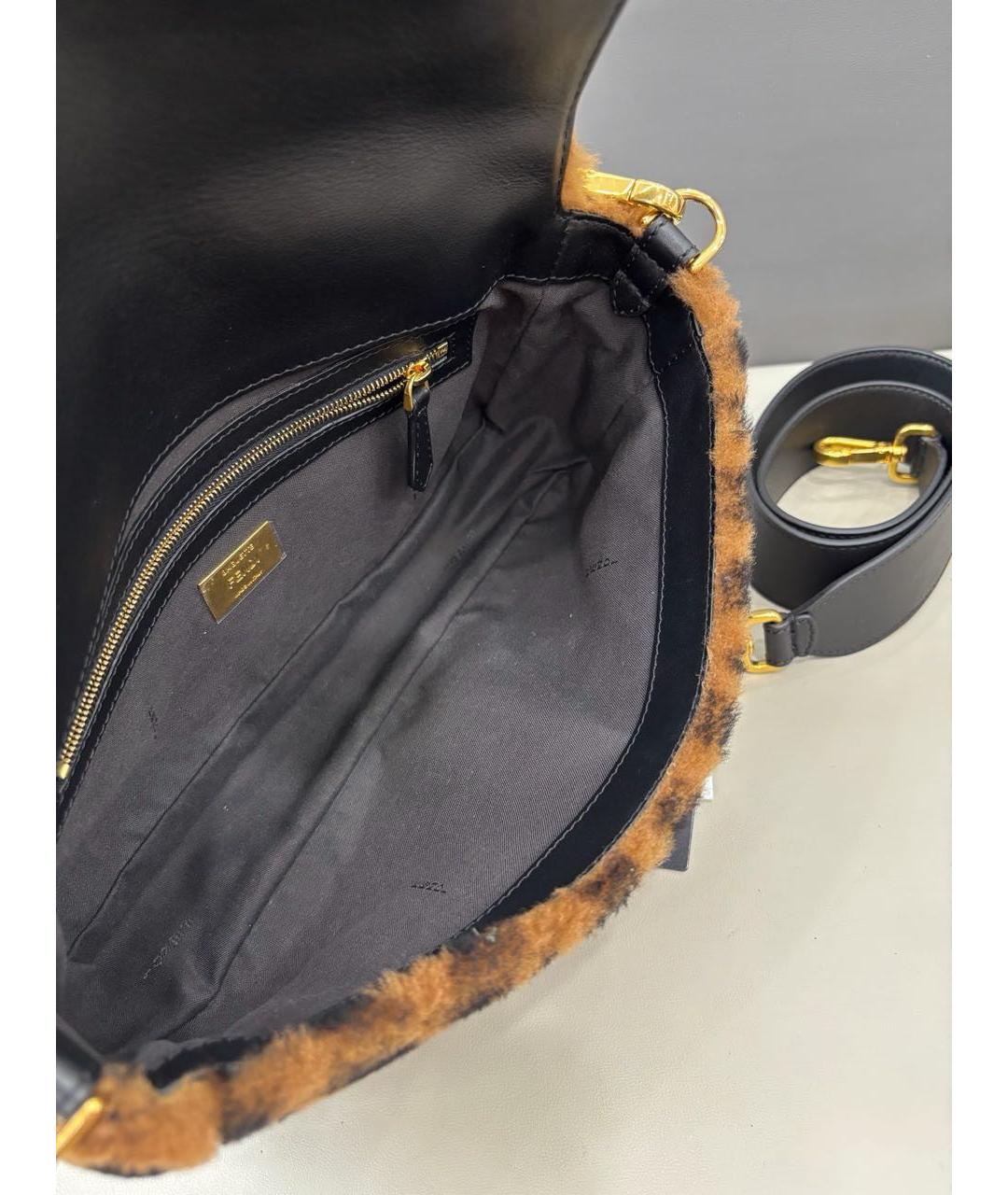 FENDI Коричневая сумка через плечо, фото 6