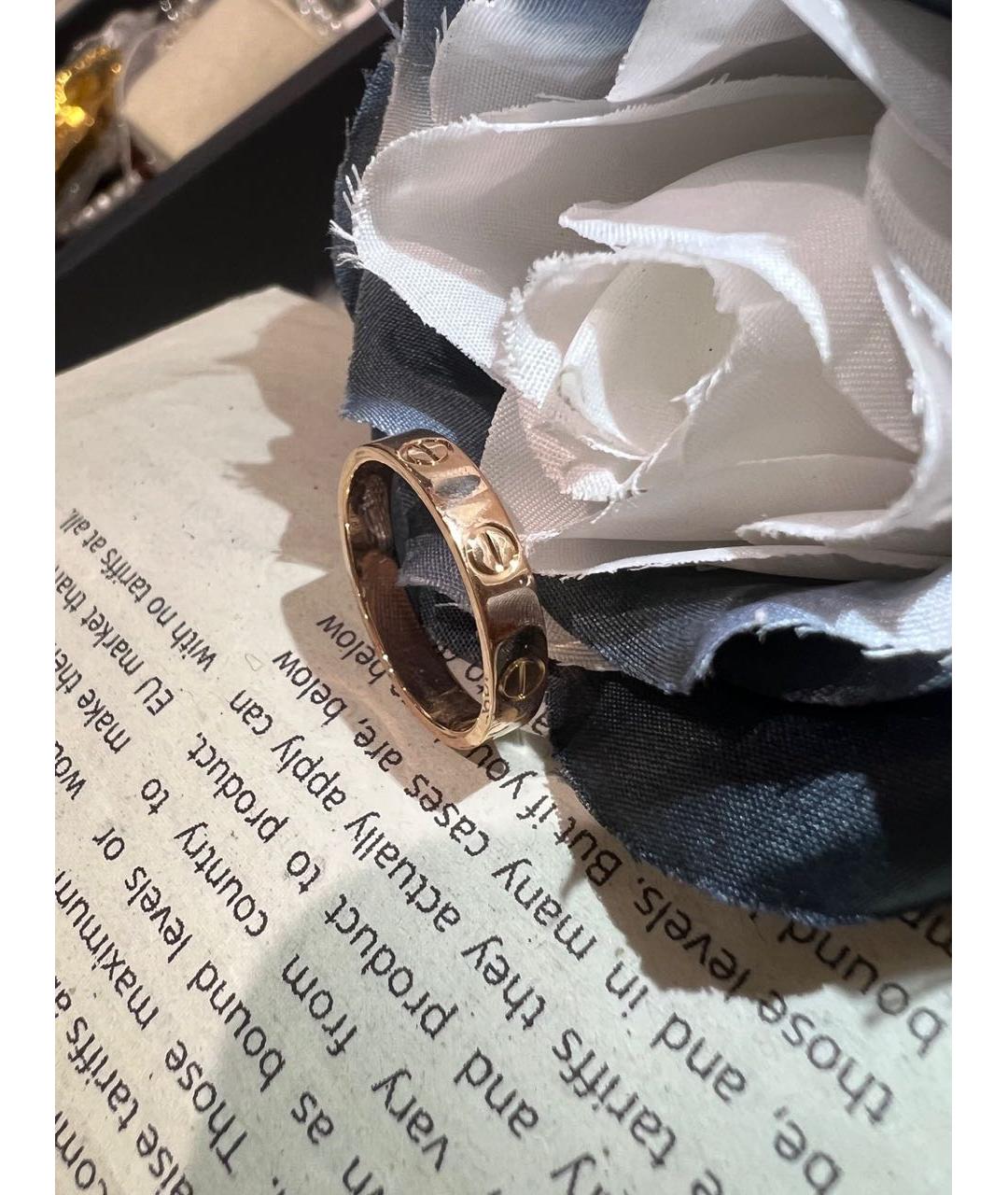 CARTIER Золотое кольцо из розового золота, фото 4