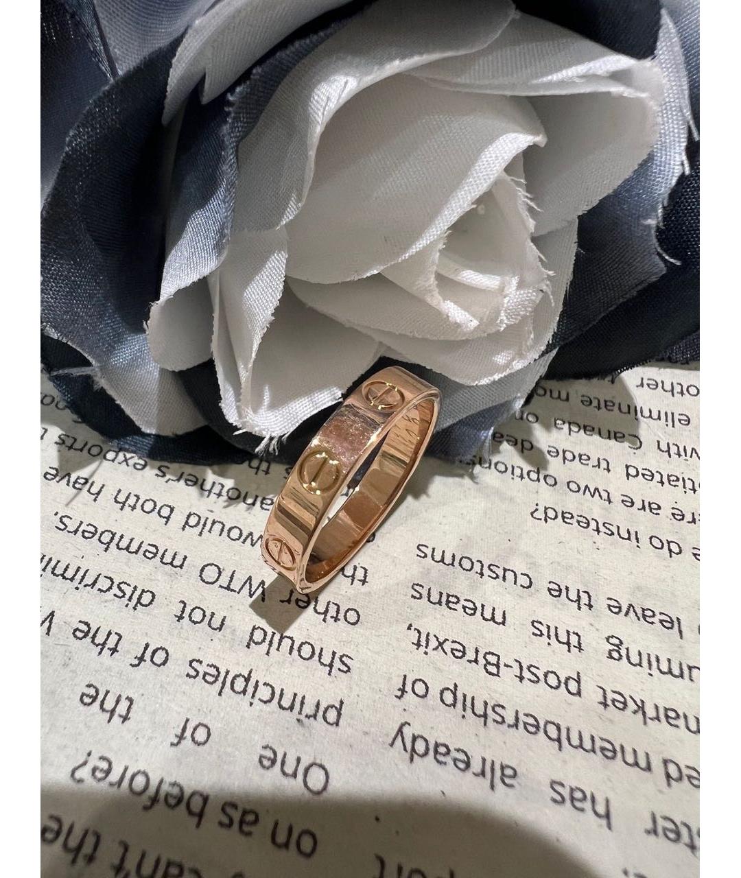 CARTIER Золотое кольцо из розового золота, фото 2