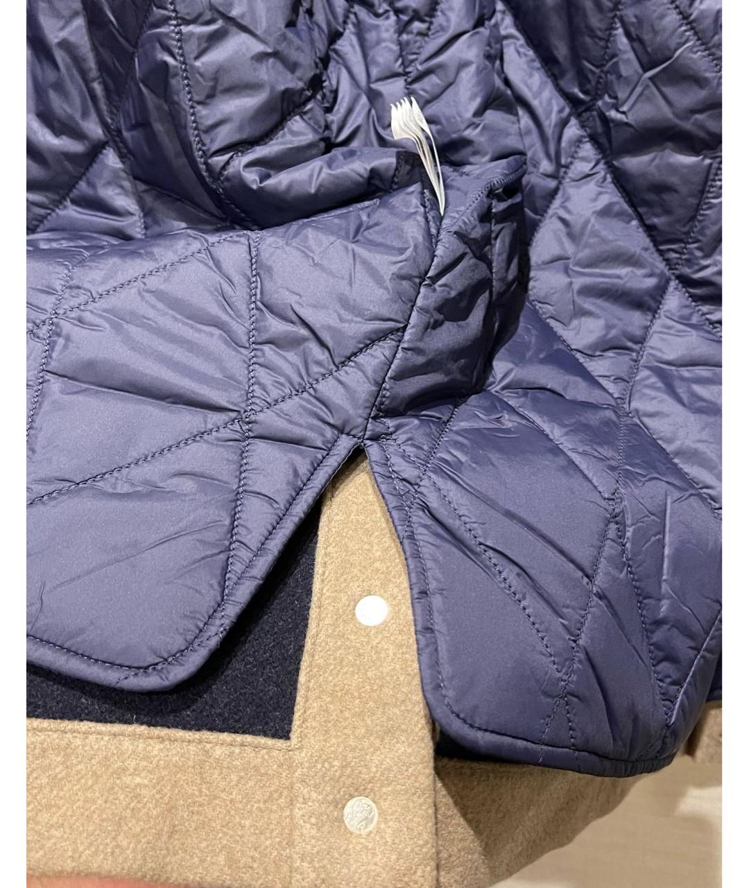 BRUNELLO CUCINELLI Бежевая шерстяная куртка, фото 7