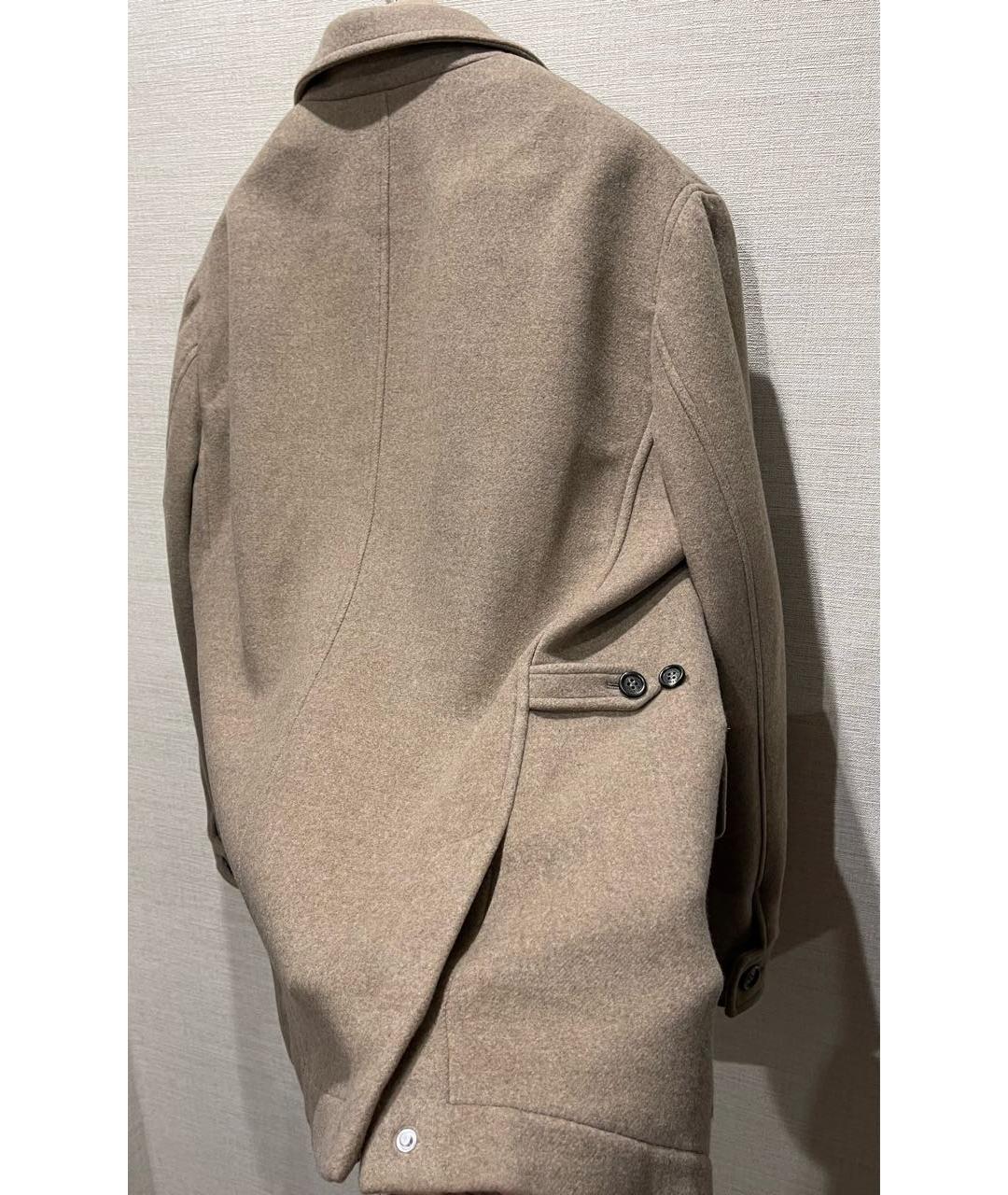 BRUNELLO CUCINELLI Бежевая шерстяная куртка, фото 6
