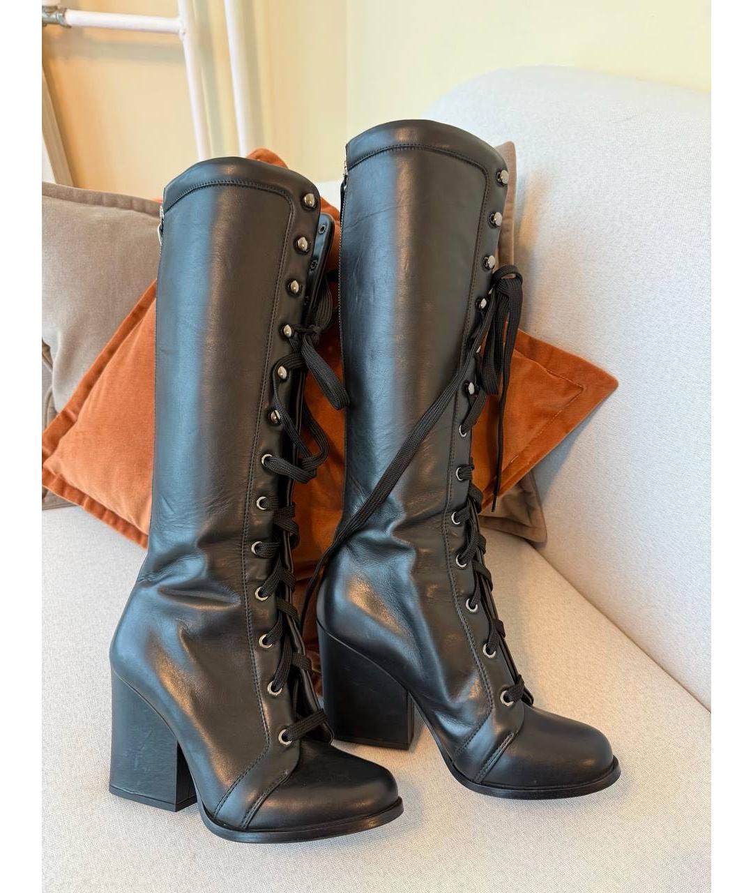MAX MARA Кожаные сапоги, фото 8