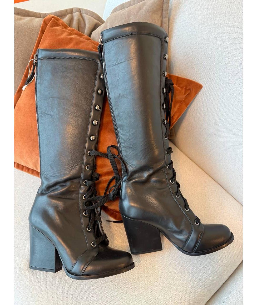 MAX MARA Кожаные сапоги, фото 6