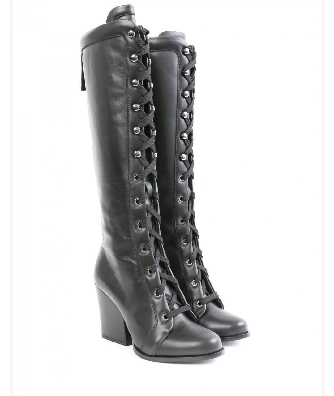 MAX MARA Кожаные сапоги, фото 7