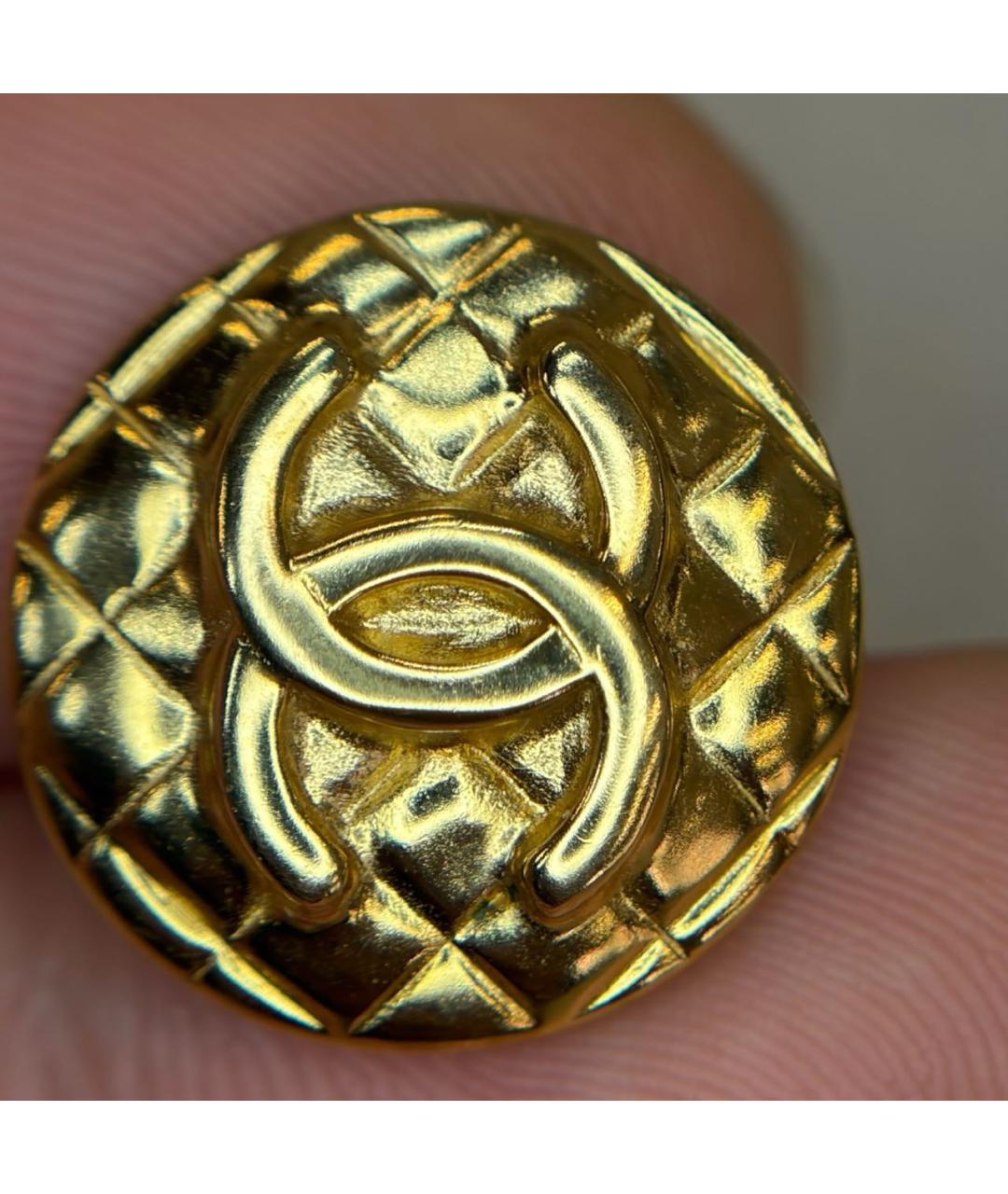 CHANEL Золотые серьги, фото 5