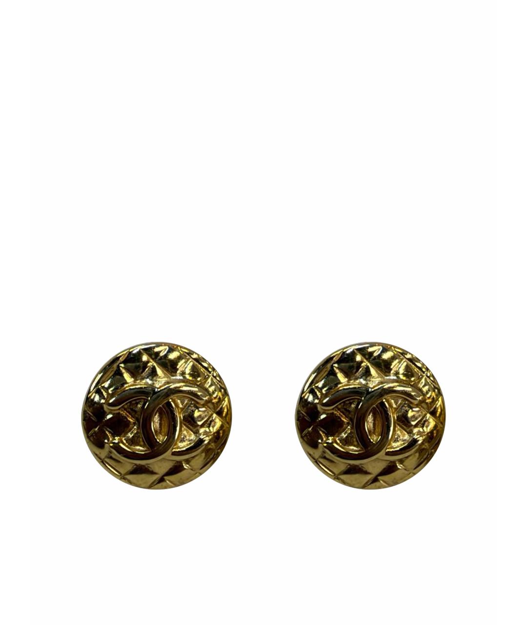 CHANEL Золотые серьги, фото 6