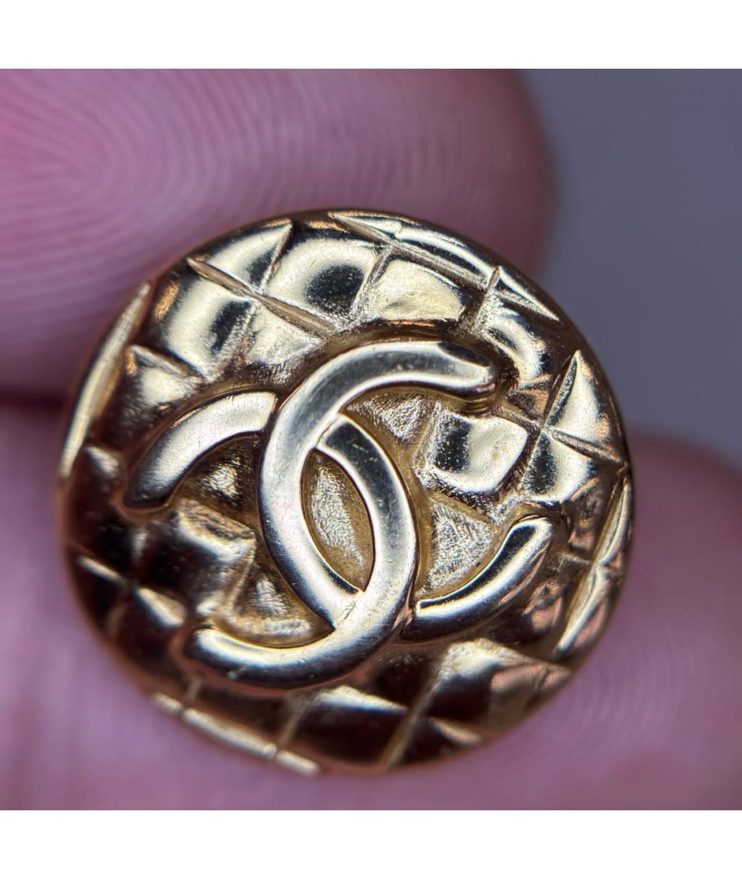 CHANEL Золотые серьги, фото 4