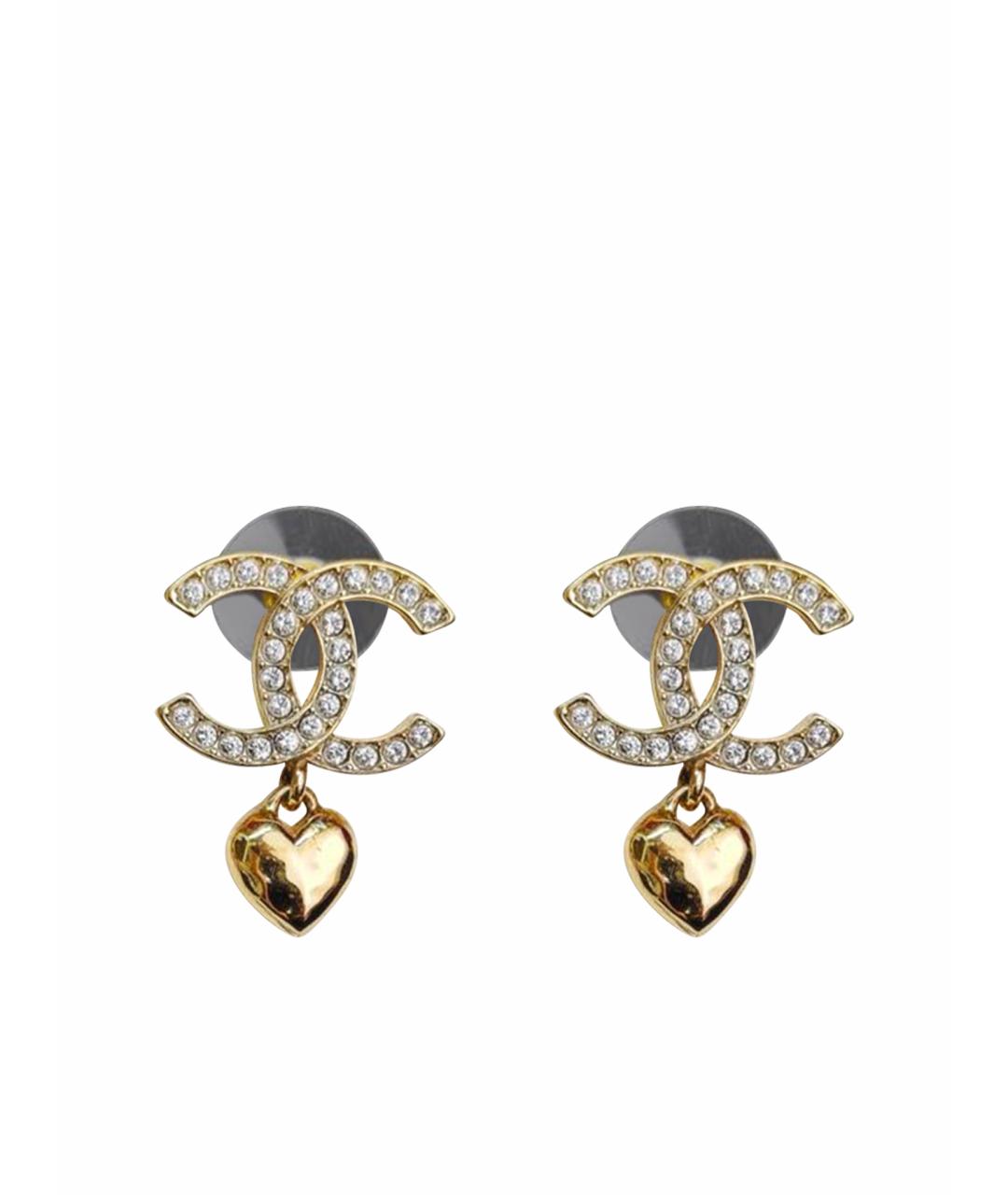 CHANEL Золотые серьги, фото 9