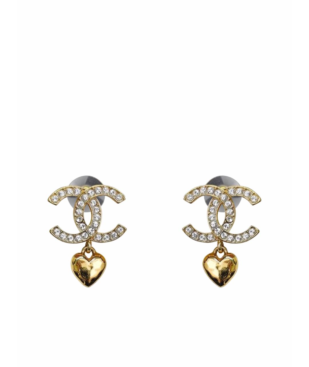 CHANEL Золотые серьги, фото 1