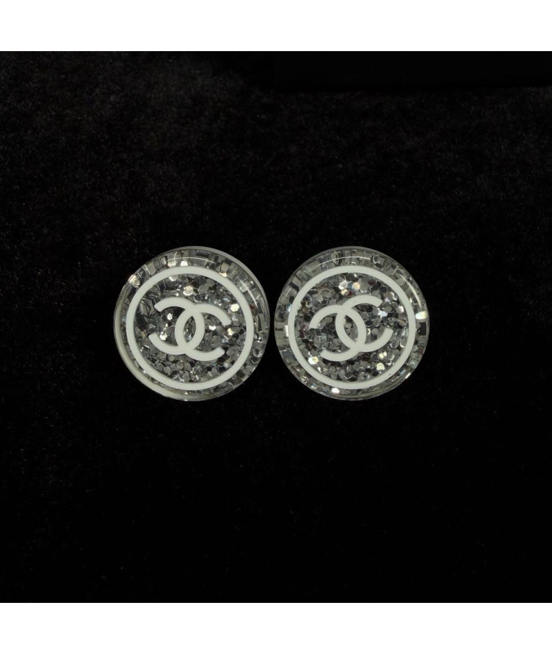 CHANEL Серебряные серьги, фото 9