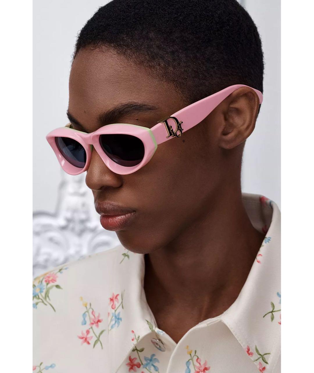 CHRISTIAN DIOR Мульти пластиковые солнцезащитные очки, фото 8