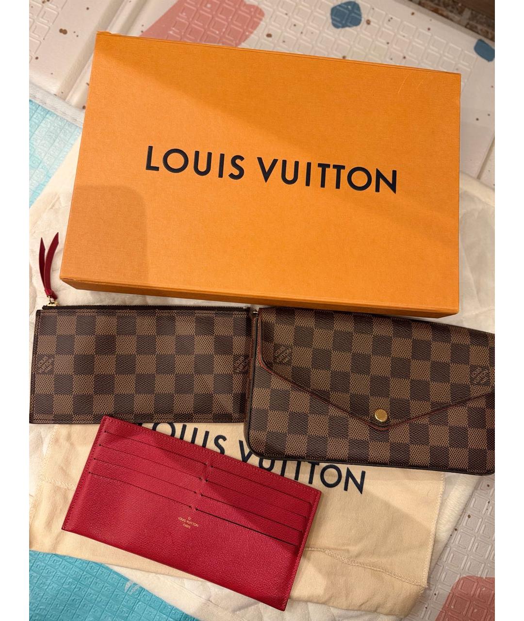 LOUIS VUITTON Коричневая сумка через плечо из канвы, фото 9