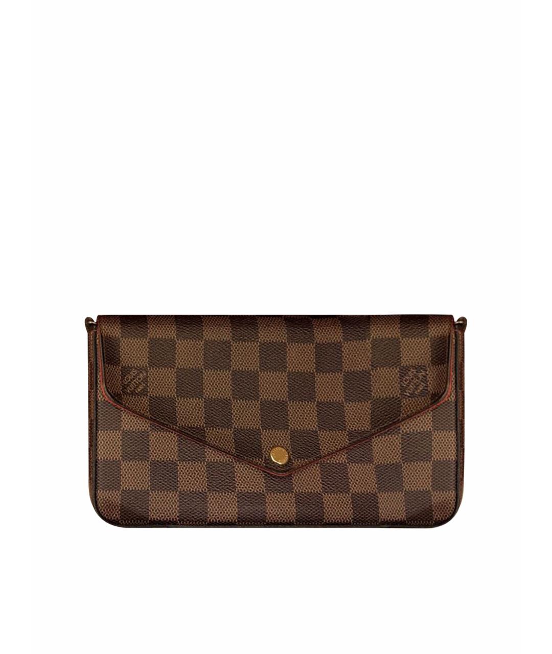 LOUIS VUITTON Коричневая сумка через плечо из канвы, фото 1