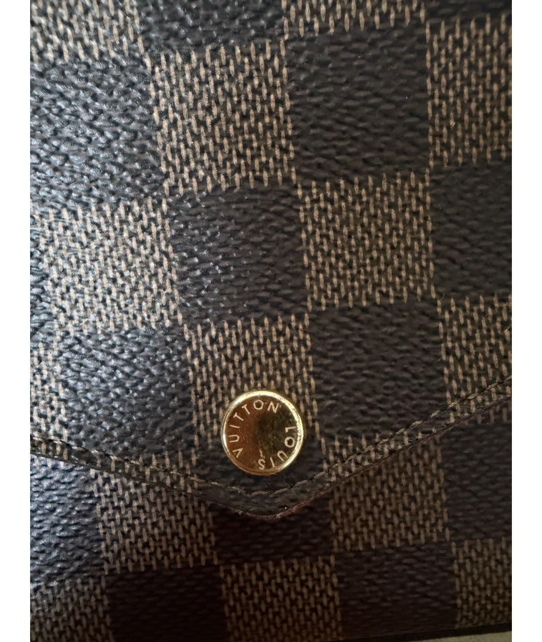LOUIS VUITTON Коричневая сумка через плечо из канвы, фото 5
