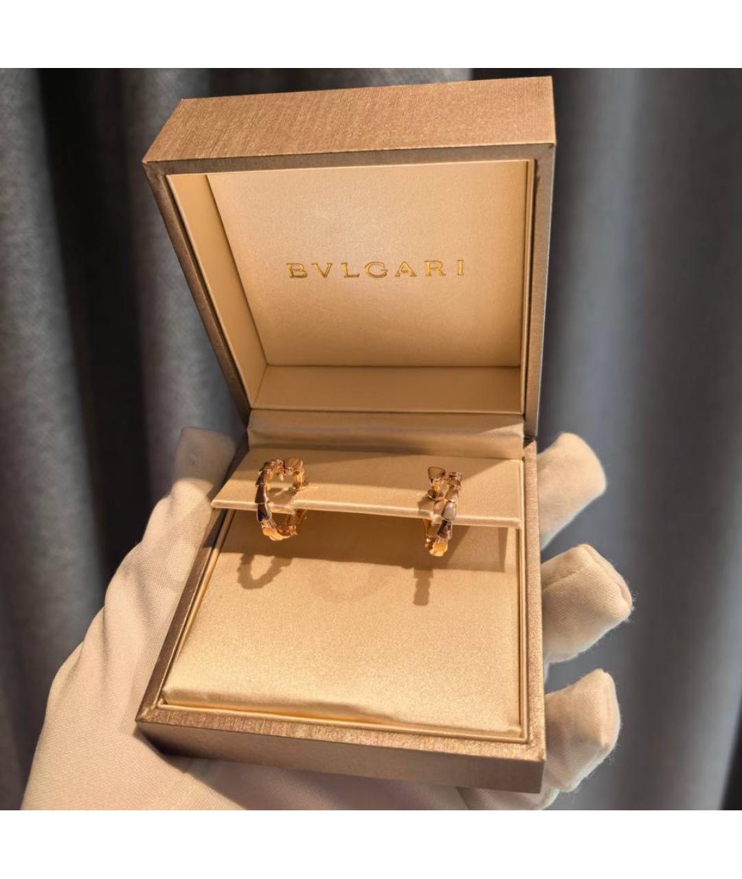 BVLGARI Серьги из желтого золота, фото 3