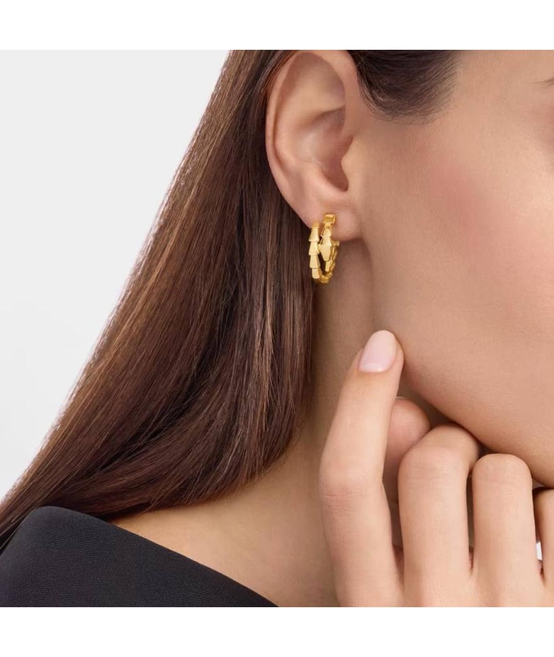 BVLGARI Серьги из желтого золота, фото 5