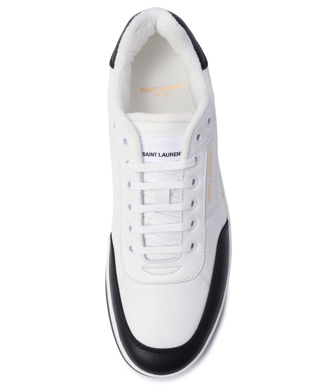 SAINT LAURENT Кожаные кеды, фото 4