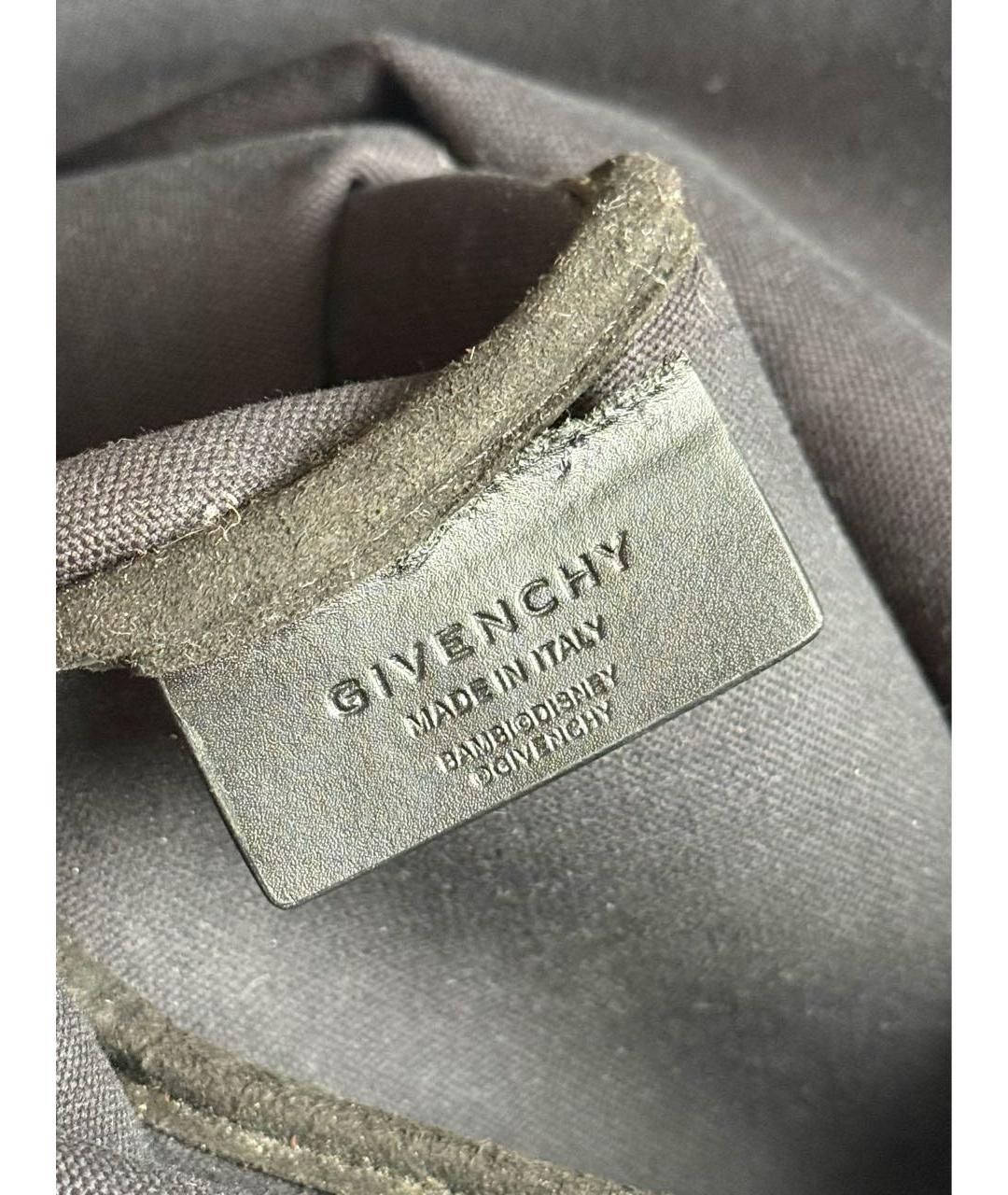 GIVENCHY Черная кожаная сумка тоут, фото 8