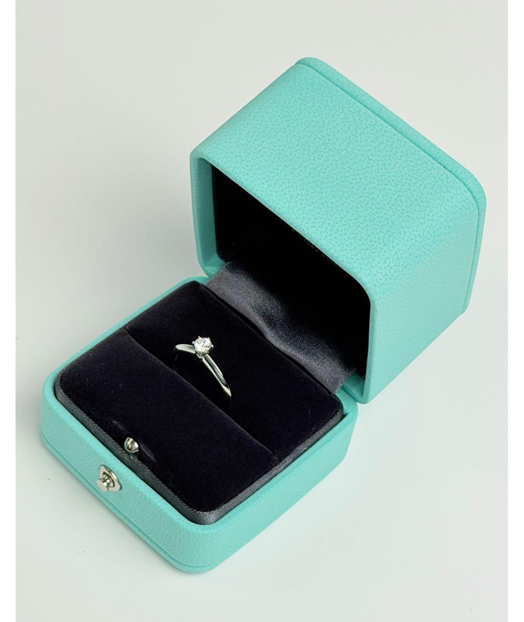 TIFFANY&CO Белое платиновое кольцо, фото 6