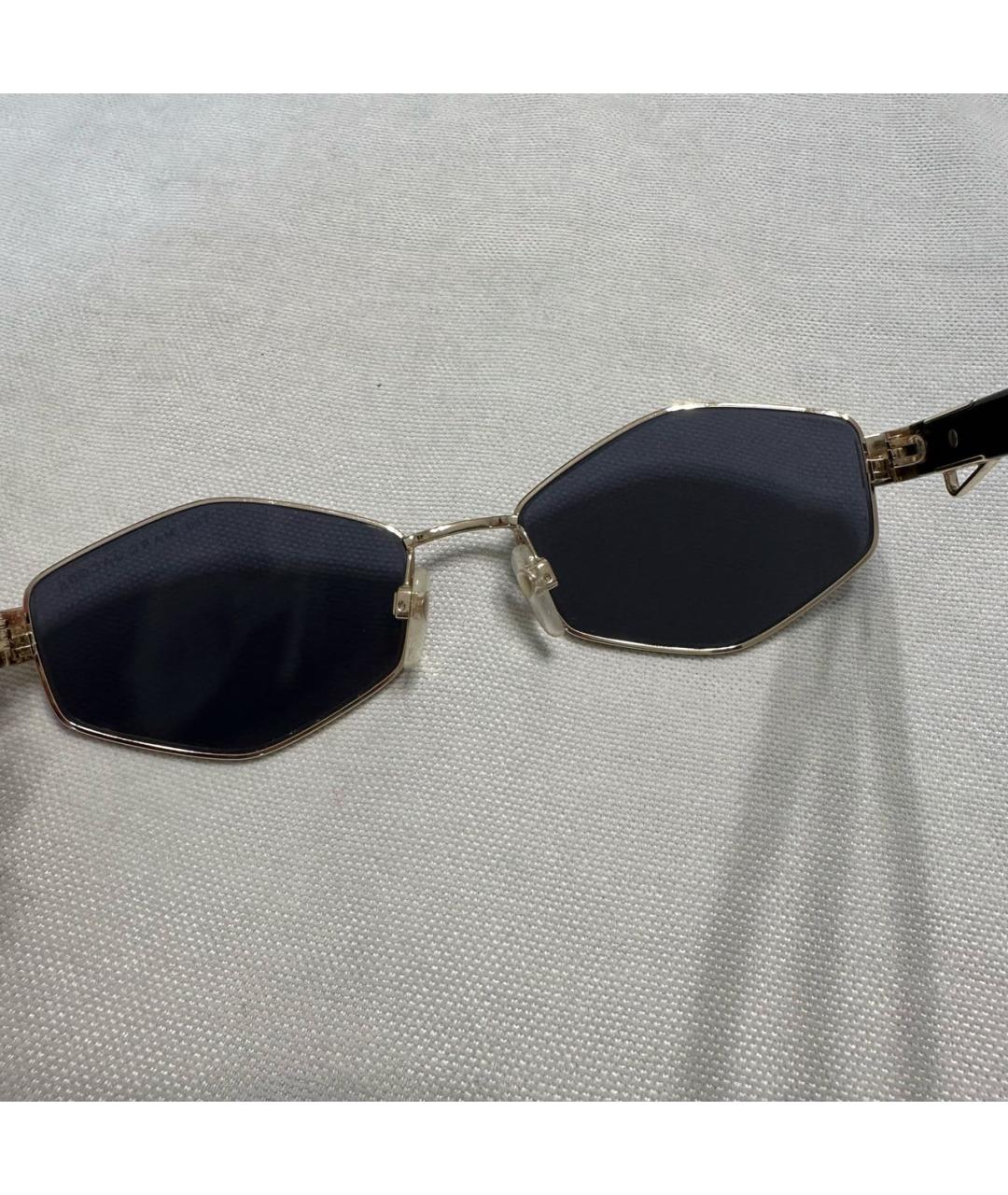 MARC JACOBS Черные металлические солнцезащитные очки, фото 5