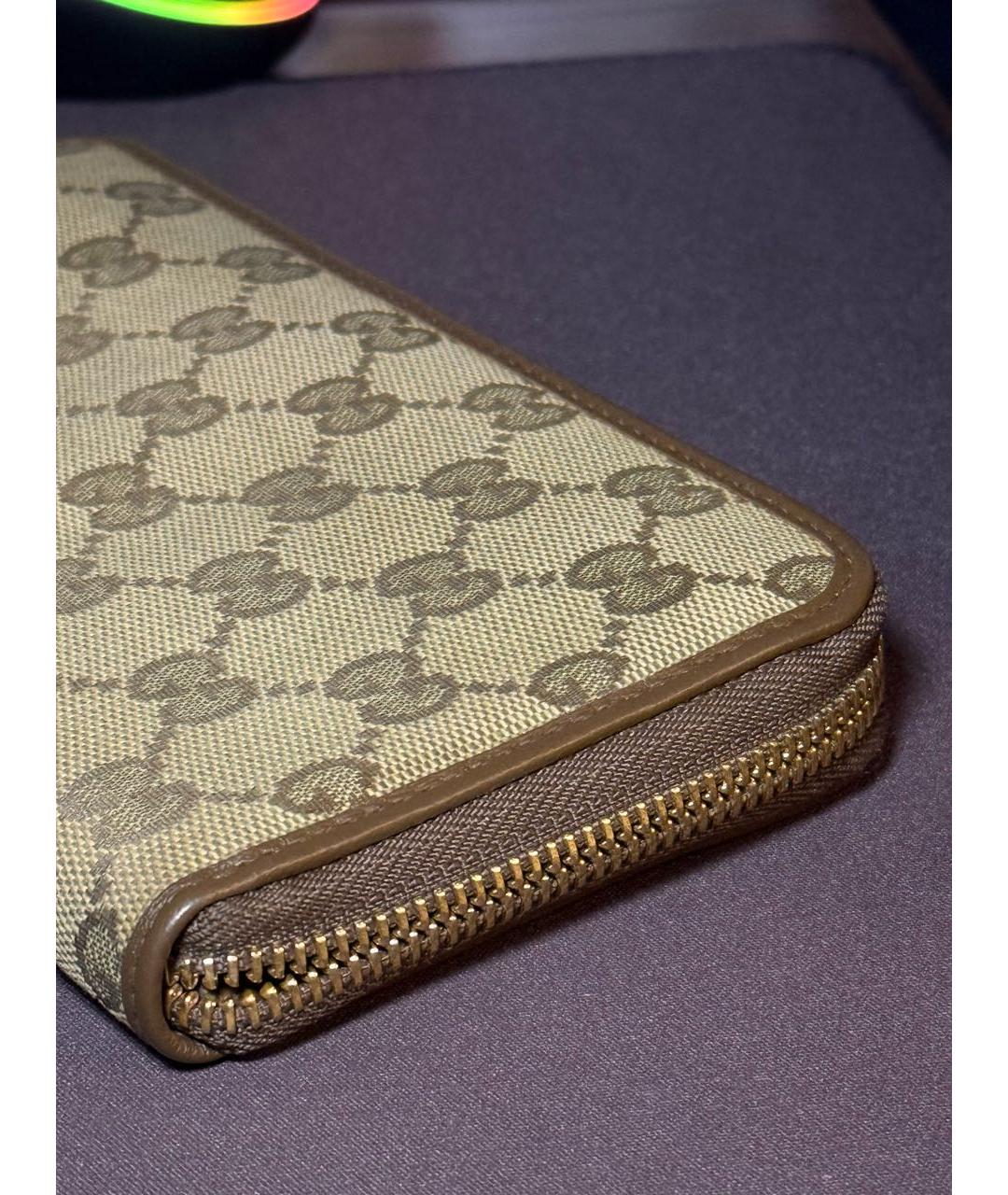 GUCCI Бежевый кошелек, фото 5