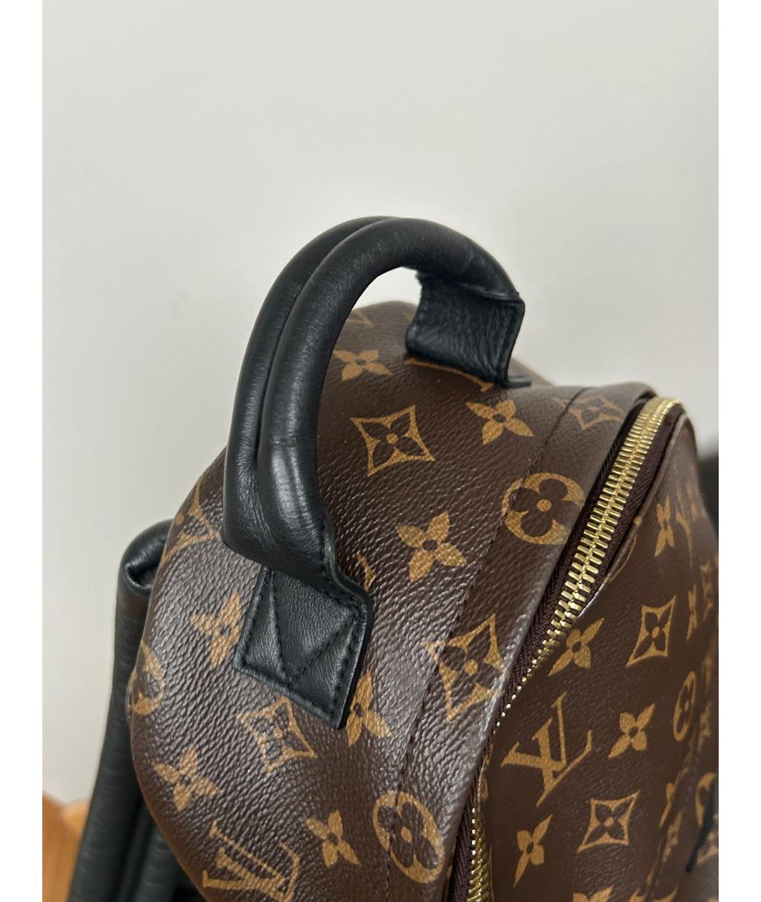LOUIS VUITTON Коричневый рюкзак из канвы, фото 3