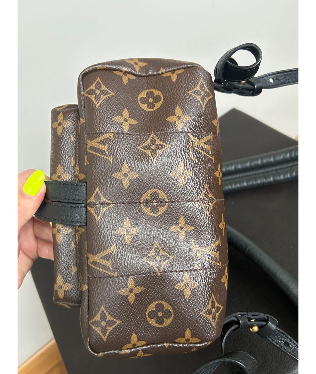 LOUIS VUITTON Коричневый рюкзак из канвы, фото 6