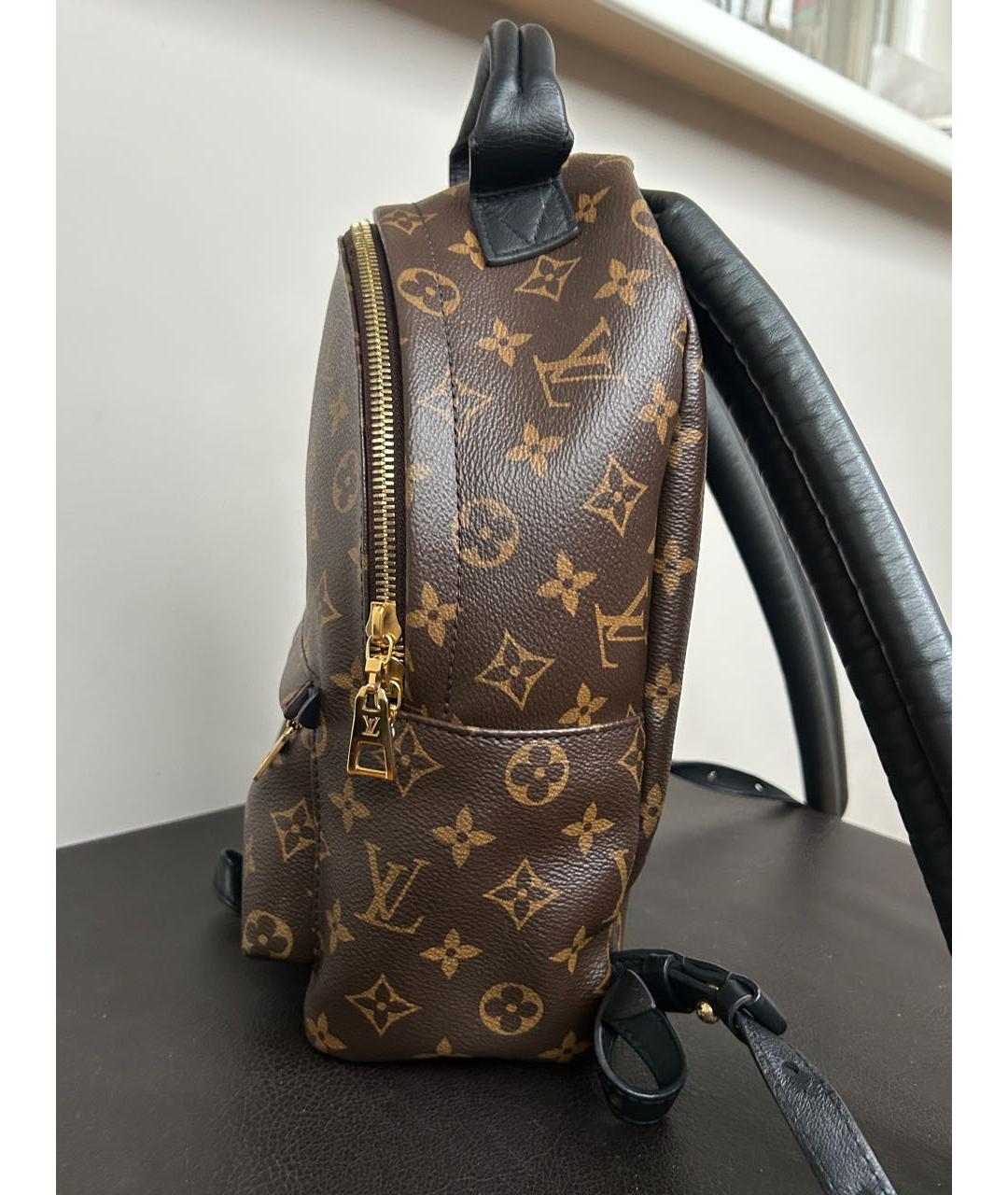 LOUIS VUITTON Коричневый рюкзак из канвы, фото 4