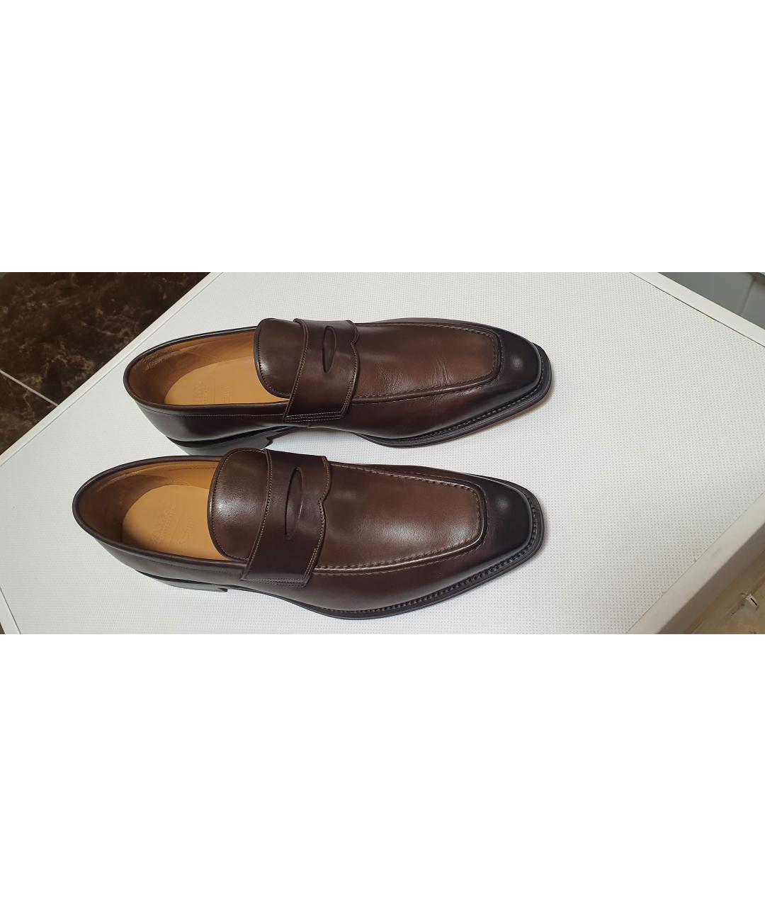 BALLY Коричневые кожаные туфли, фото 3