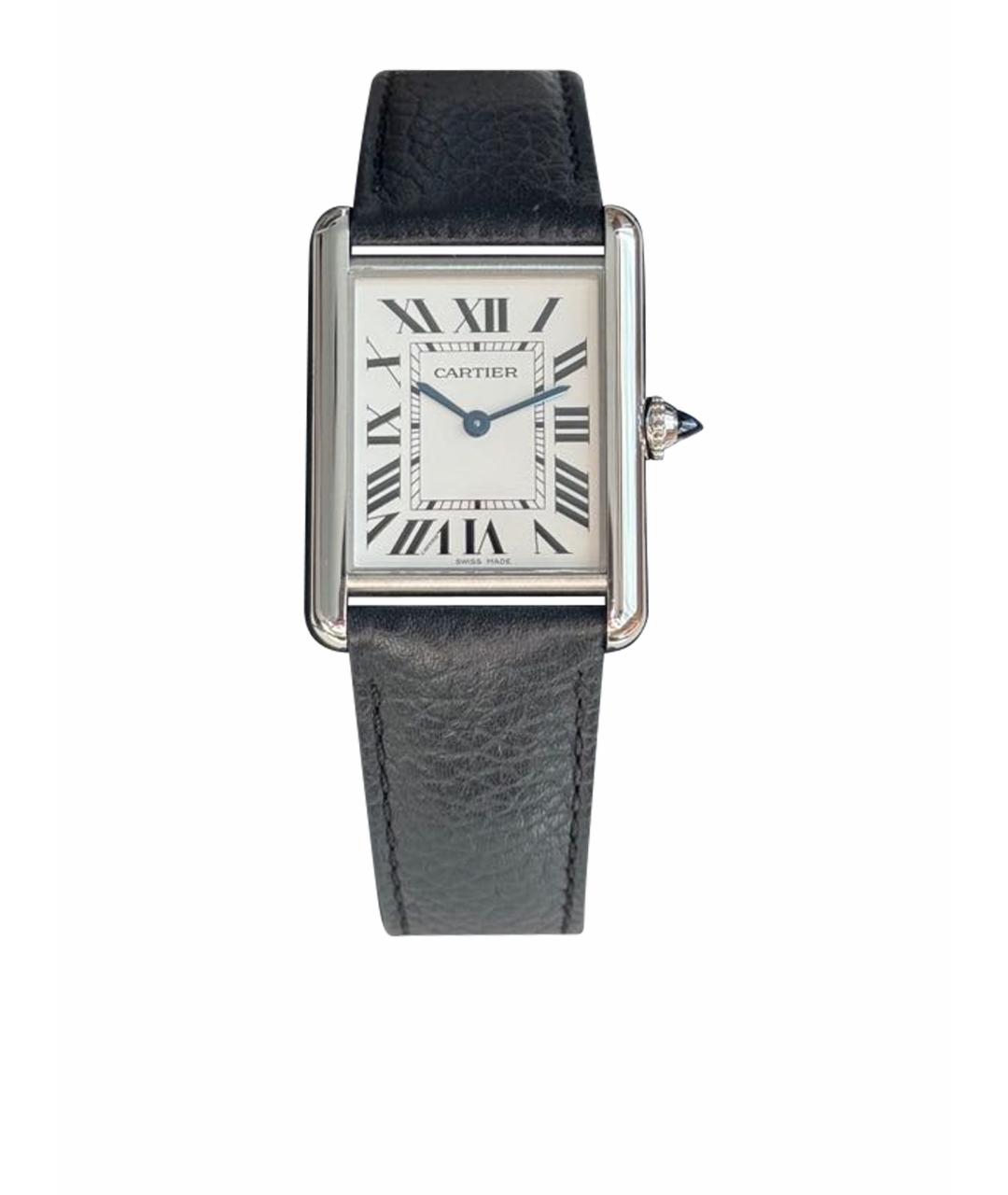 CARTIER Черные часы, фото 1