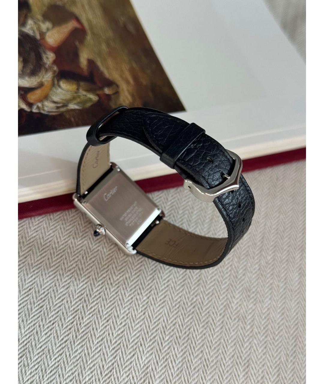 CARTIER Черные часы, фото 8