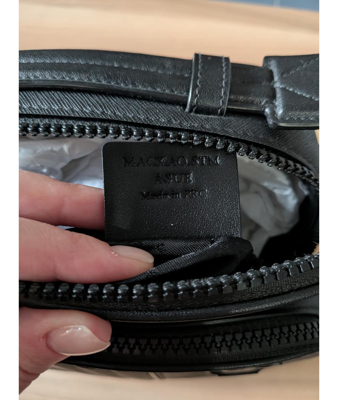 BALLY Черная кожаная сумка на плечо, фото 3