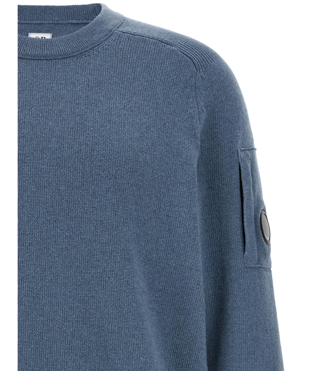 CP COMPANY Синий шерстяной джемпер / свитер, фото 3