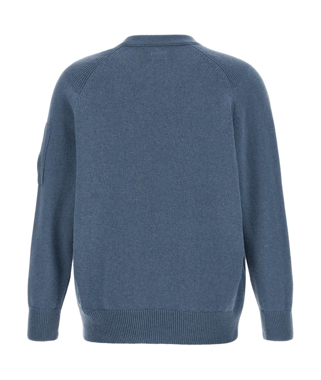 CP COMPANY Синий шерстяной джемпер / свитер, фото 2