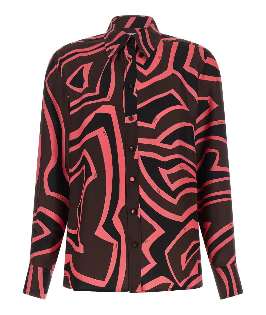 EMILIO PUCCI Мульти шелковая рубашка, фото 1