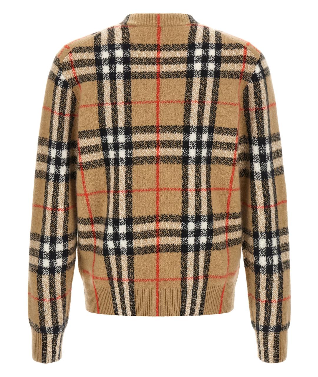 BURBERRY Бежевый кашемировый джемпер / свитер, фото 2