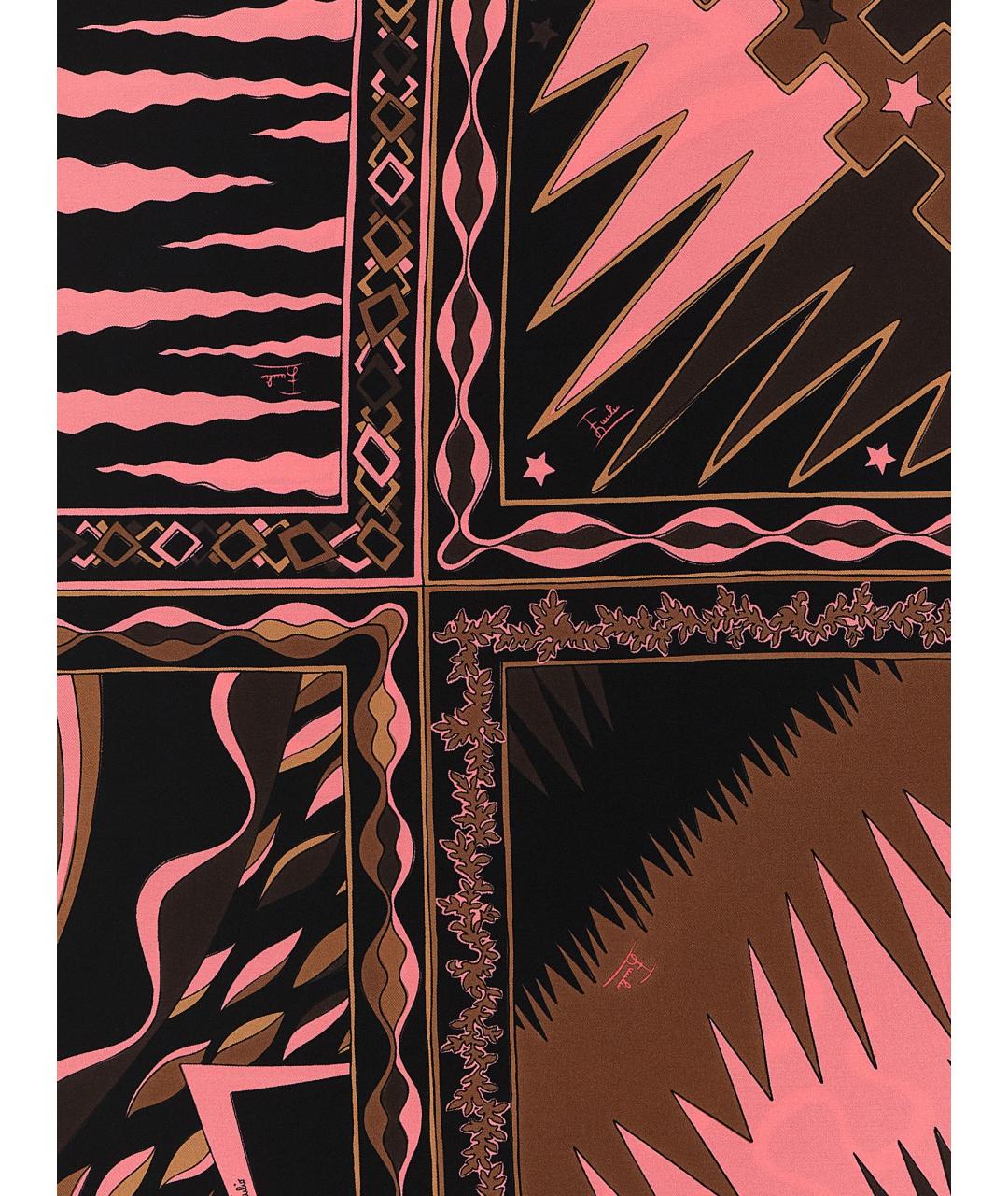 EMILIO PUCCI Мульти шелковый шарф, фото 3
