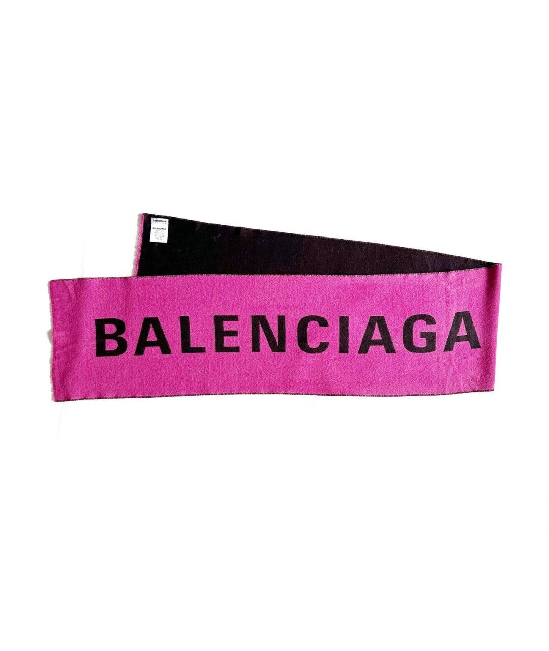BALENCIAGA Мульти шерстяной шарф, фото 1
