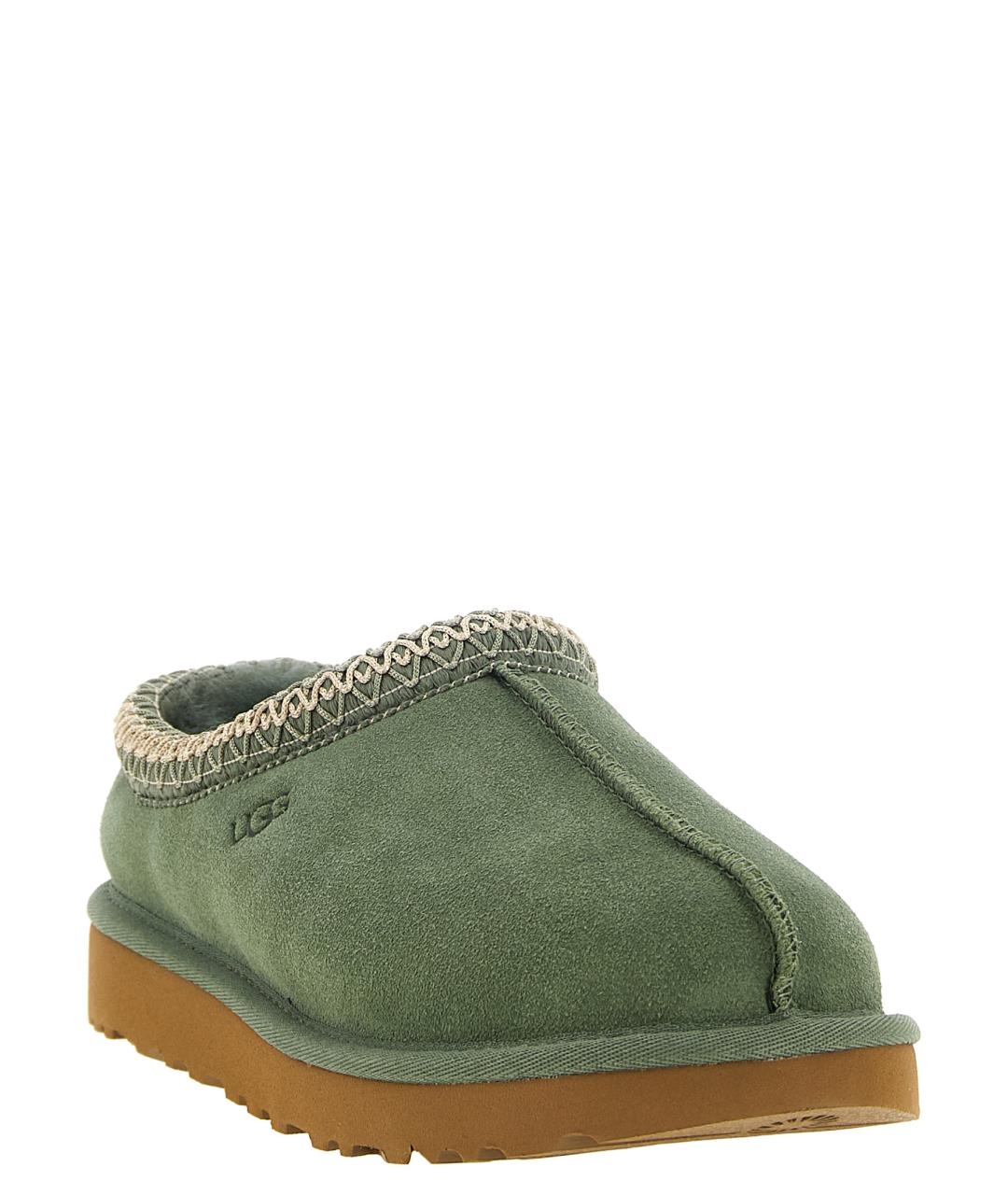 UGG Зеленые замшевые сабо, фото 2