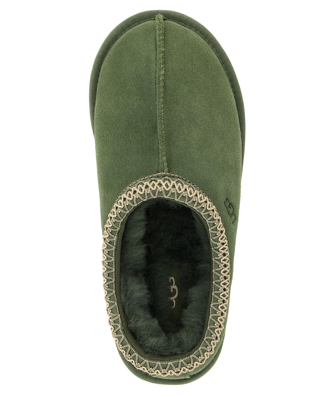 UGG Зеленые замшевые сабо, фото 4