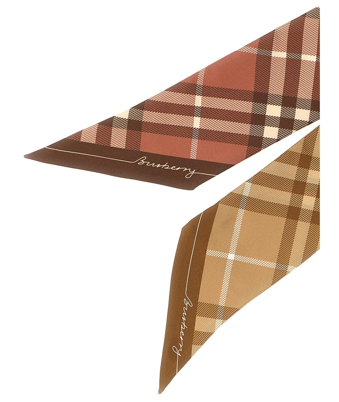 BURBERRY Мульти шелковый шарф, фото 3